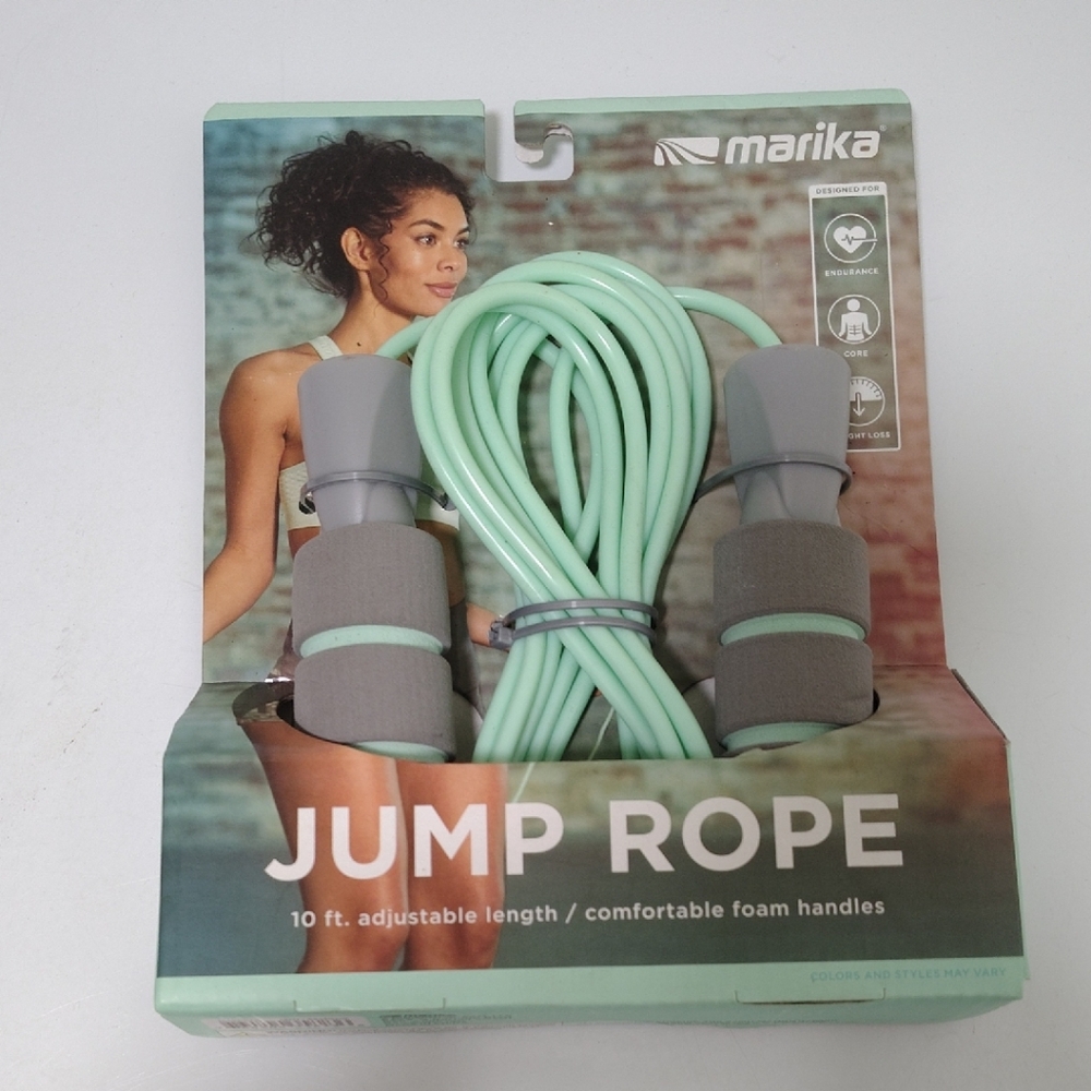 Marika Light Green and Gray Jump Rope